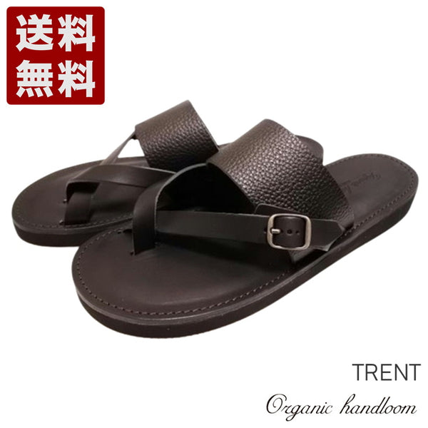 【Organic handloom TRENT ブラック】トングサンダル